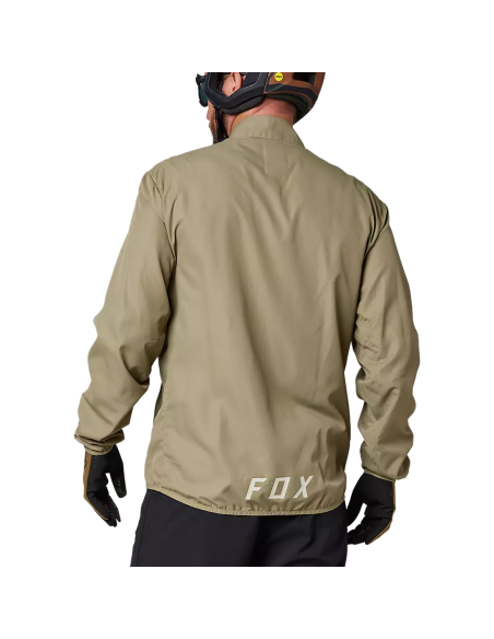 Chaqueta Cortavientos FOX Ranger, café