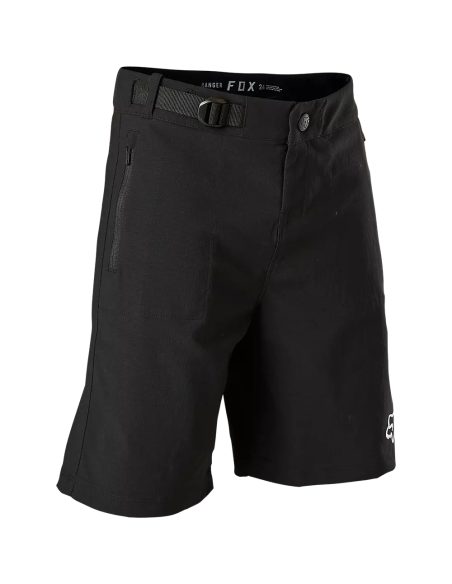Short FOX Ranger de Niño con Calza, Negro