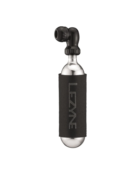 Cabezal Dispensador CO2 Lezyne, 2 en 1, Negro
