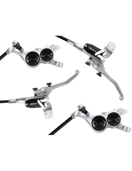 Set Freno Hope Tech 4 V4 - Silver