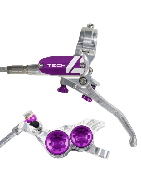 Set Freno Hope Tech 4 V4 - Silver