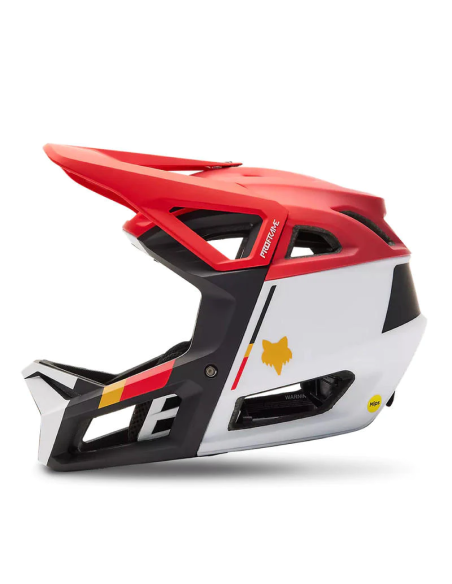 Casco FOX PROFRAME RS Clyzo - Rojo/Blanco/Negro