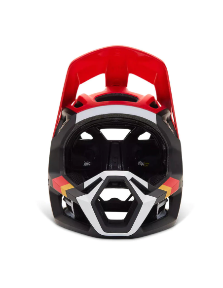 Casco FOX PROFRAME RS Clyzo - Rojo/Blanco/Negro