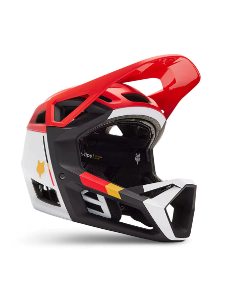 Casco FOX PROFRAME RS Clyzo - Rojo/Blanco/Negro
