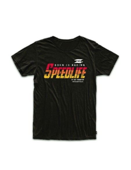 Polera Lifestyle Radikal Racing Retro Speed - Negra