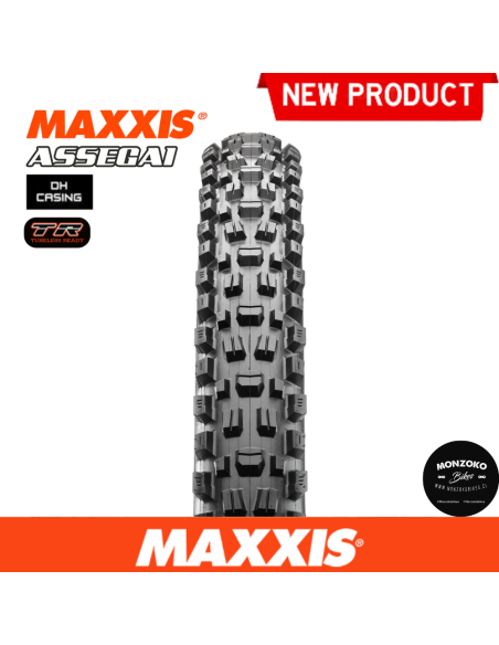 Maxxis Assegai 29 x 2.5, DH Casing, BIKEPARK, TR, WT, 60x2TPI