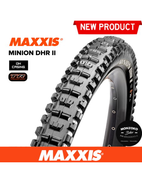 Maxxis Minion DHR II 29 x 2.4, DH Casing, BIKEPARK, TR, WT, 60x2TPI