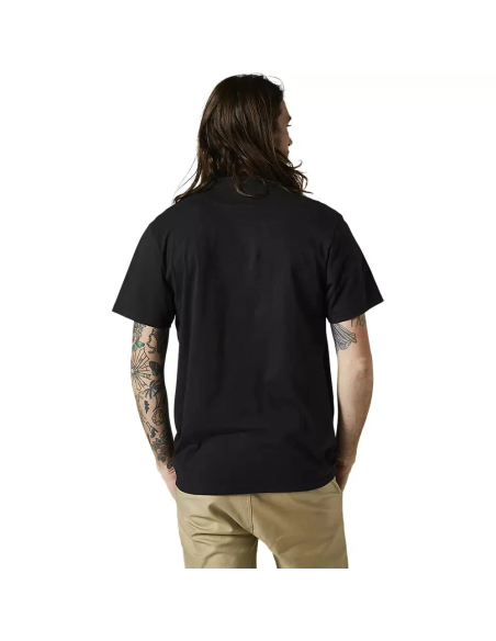 Polera FOX Lifestyle Pinnacle - Negro/Blanco