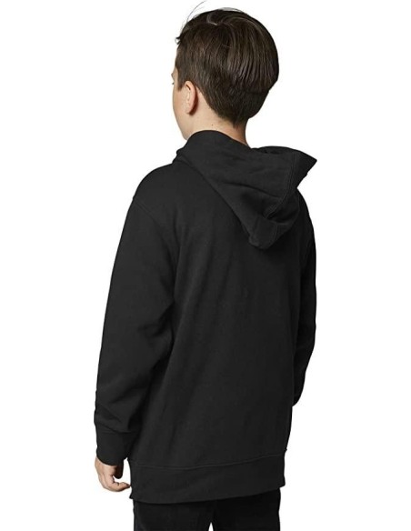 Polerón FOX de Niño Pinnacle Pullover Hoodie, Negro