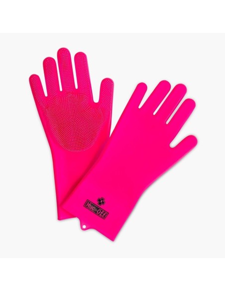 Guantes de limpieza Muc-Off Scrubber Pink