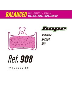 Pastillas LESS BRAKES Balanced 908 | Hope E4