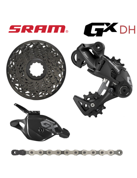 KIT Sram GX 7V DH (cambio-shifter-pata-cadena)