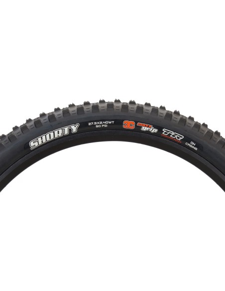 Neumático Maxxis Shorty 27.5X2.40 3C, WT, DH Casing, Maxxgrip