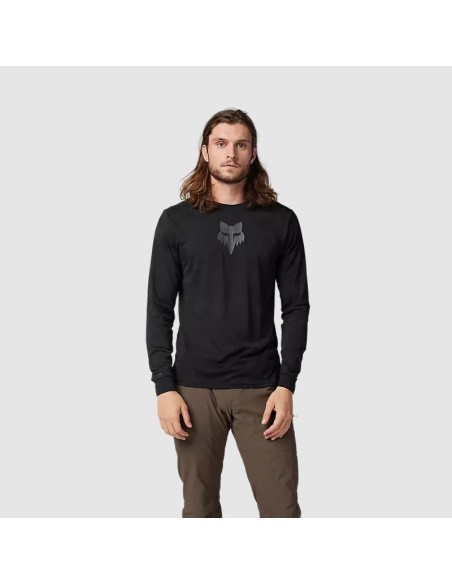Jersey FOX Ranger Manga Larga TruDri™, Negro