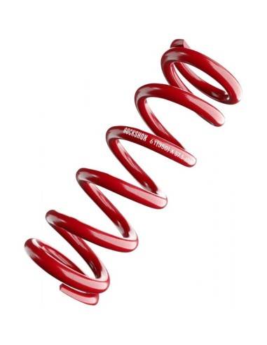 Resorte Rock Shox Metric 151mm 57.5-65mm 400lb, Rojo Eléctrico