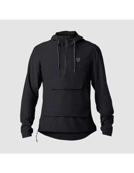 Chaqueta Cortaviento FOX Ranger con Gorro, negro