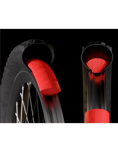 Espuma tipo Cush Core para MTB Tecnomousse Red Poison EVO