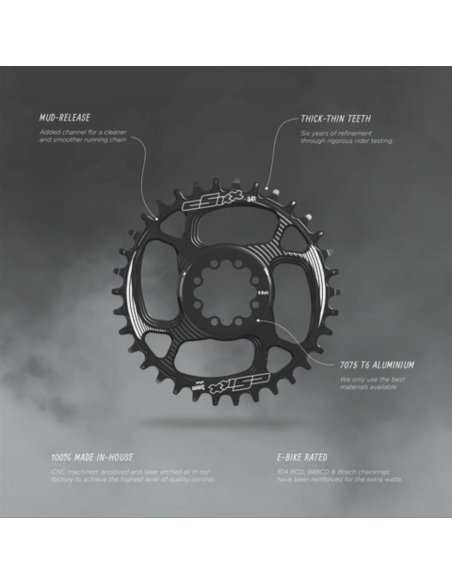 Corona CSIXX para E13, anclaje tipo M Quick Connect