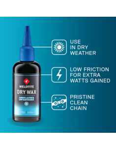 Lubricante de Cadena Weldtite Dry Wax 100ml 2