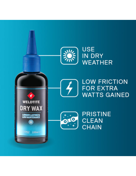 Lubricante de Cadena Weldtite Dry Wax 100ml