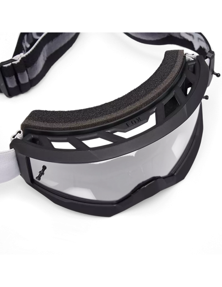 Nueva! Antiparra FOX Main MTB Blanco, mica transparente