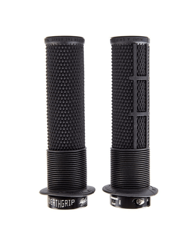 Puños DMR Deathgrip Race con flange (Delgados) - Compuesto Ultra Soft