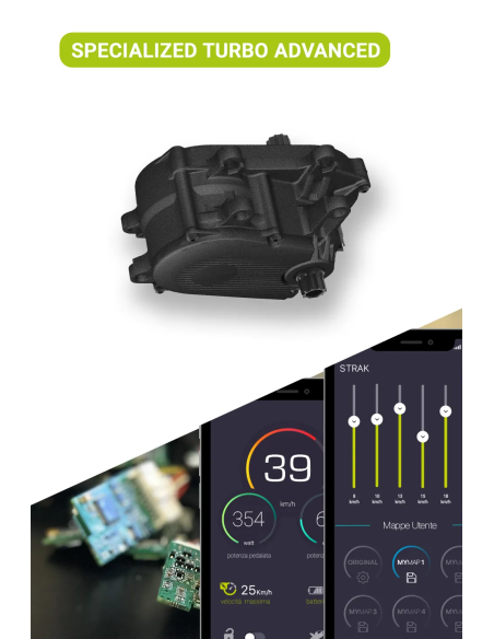 Ebike Tuning Kit Advanced para Specialized Turbo