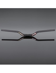 Manubrio Renthal Fatbar 820x35mm, 60mm Rise, Aluminio Negro
