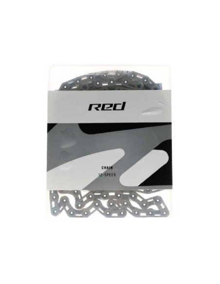 Cadena SRAM RED E1 Flattop 12v 126 Links Plata