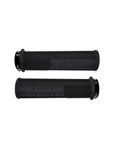 Puños Peaty's Knurl Gruesos, Negro