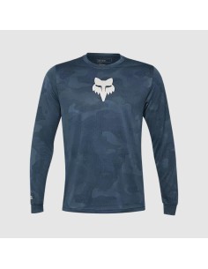 Jersey FOX Ranger Manga Larga TruDri™, Azul Marino