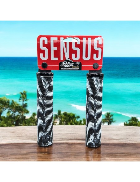 NUEVOS! Puños SENSUS Cloudwave Lock On - Emil Johansson 2026 Signature, Zebra