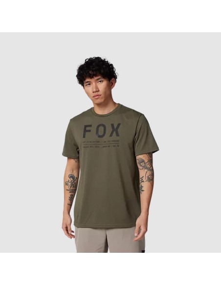 Polera FOX Lifestyle Non Stop, Verde Oliva