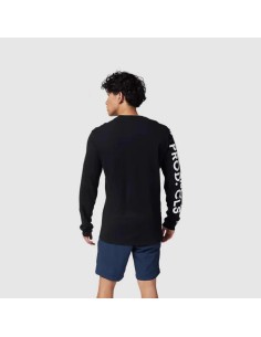 Polera Fox Lifestyle Barge Premium Manga Larga | Negro 2