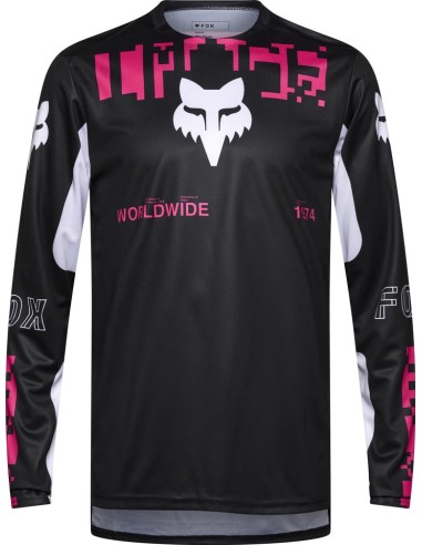 Jersey FOX Ranger Digi Image Manga Larga, Negro