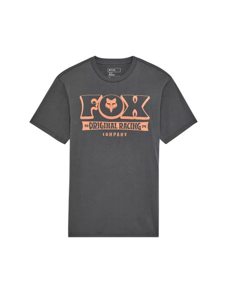 Polera FOX Lifestyle Fox Banner Premium, Gris