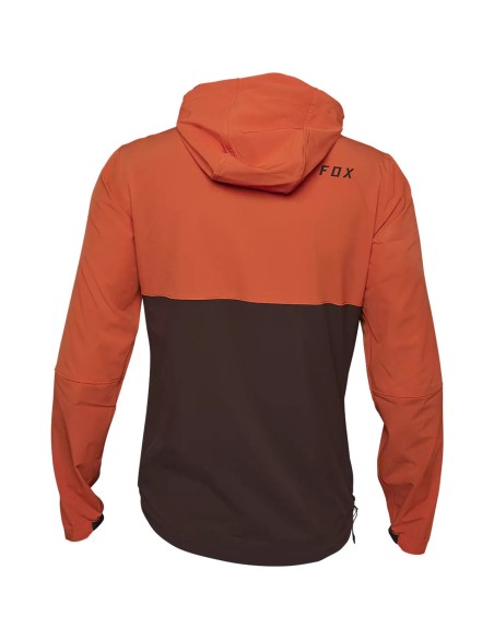 Chaqueta Cortaviento FOX Ranger con Gorro, Atomic Orange