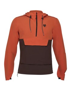 Chaqueta Cortaviento FOX Ranger con Gorro, Atomic Orange