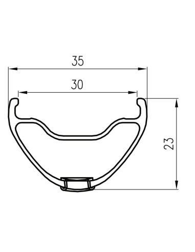 Llanta ALEXRIMS SUPRA35 SSE 27.5 32h