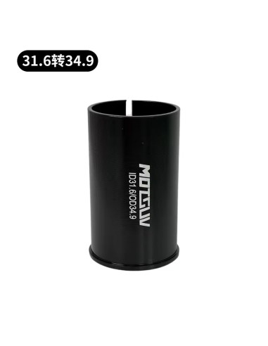 Adaptador Tubo Motsuv 31.6 a 34.9 Negro