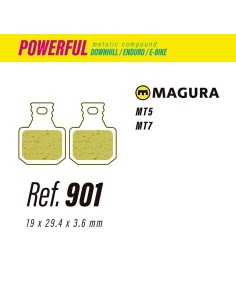 Pastillas LESS BRAKES Powerful 901 | Magura MT5 - MT7