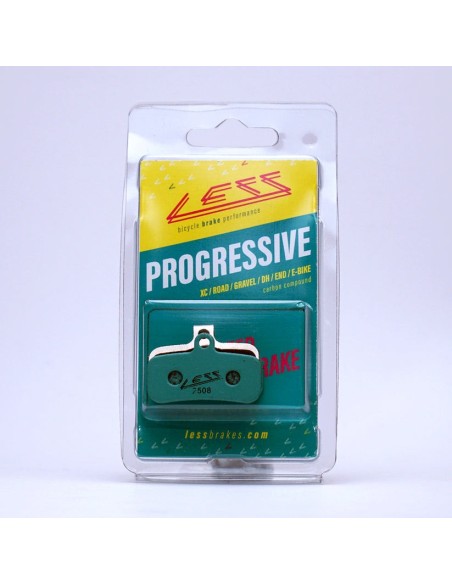 Pastillas LESS Brakes Progressive Carbon 651 | Shimano - TRP 4 pistones