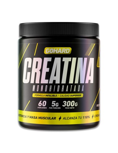 Creatina Monohidratada 300g - GoHard