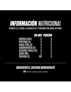 Creatina Monohidratada 300g - GoHard 2