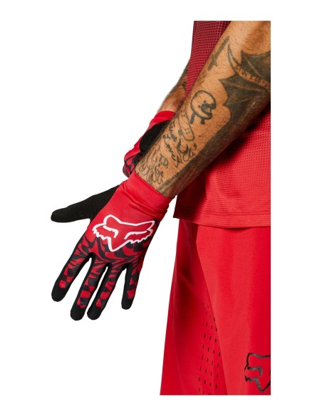 Guantes FOX Flexair Rojo/Negro