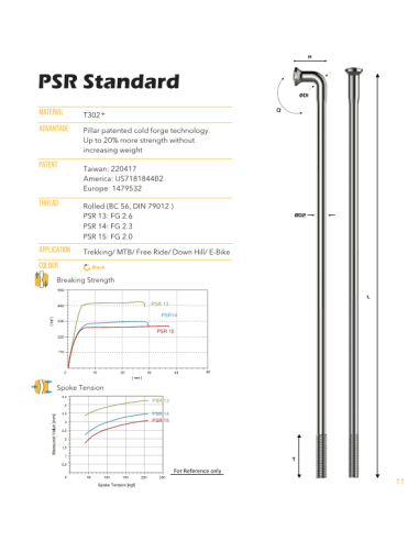 Rayo Pillar SR14 J-Bend Negro