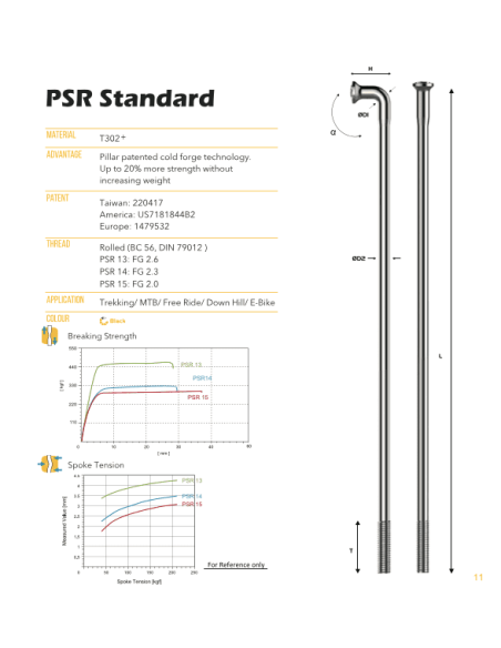 Rayo Pillar SR14 J-Bend Negro