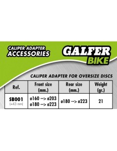 Adaptador de Freno Galfer Post Mount +43mm 2