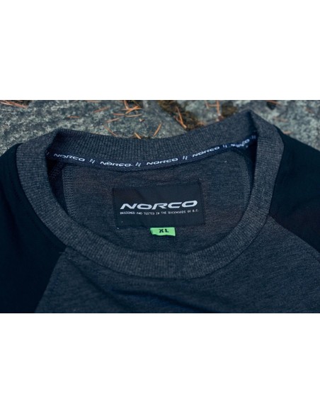 Polerón Norco Lifestyle Pioneer Crew Gris/Negro