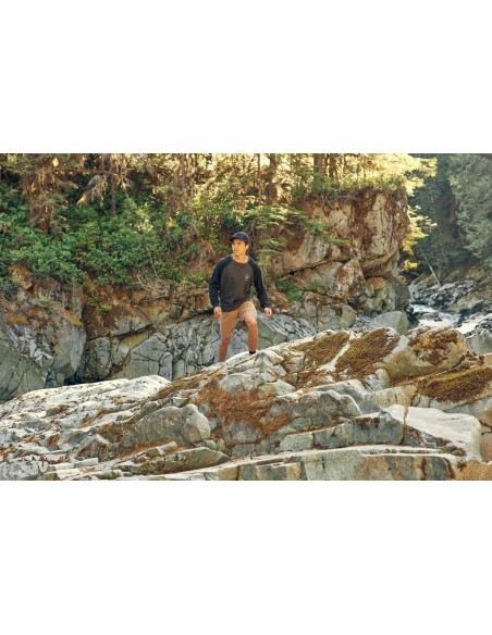 Polerón Norco Lifestyle Pioneer Crew Gris/Negro